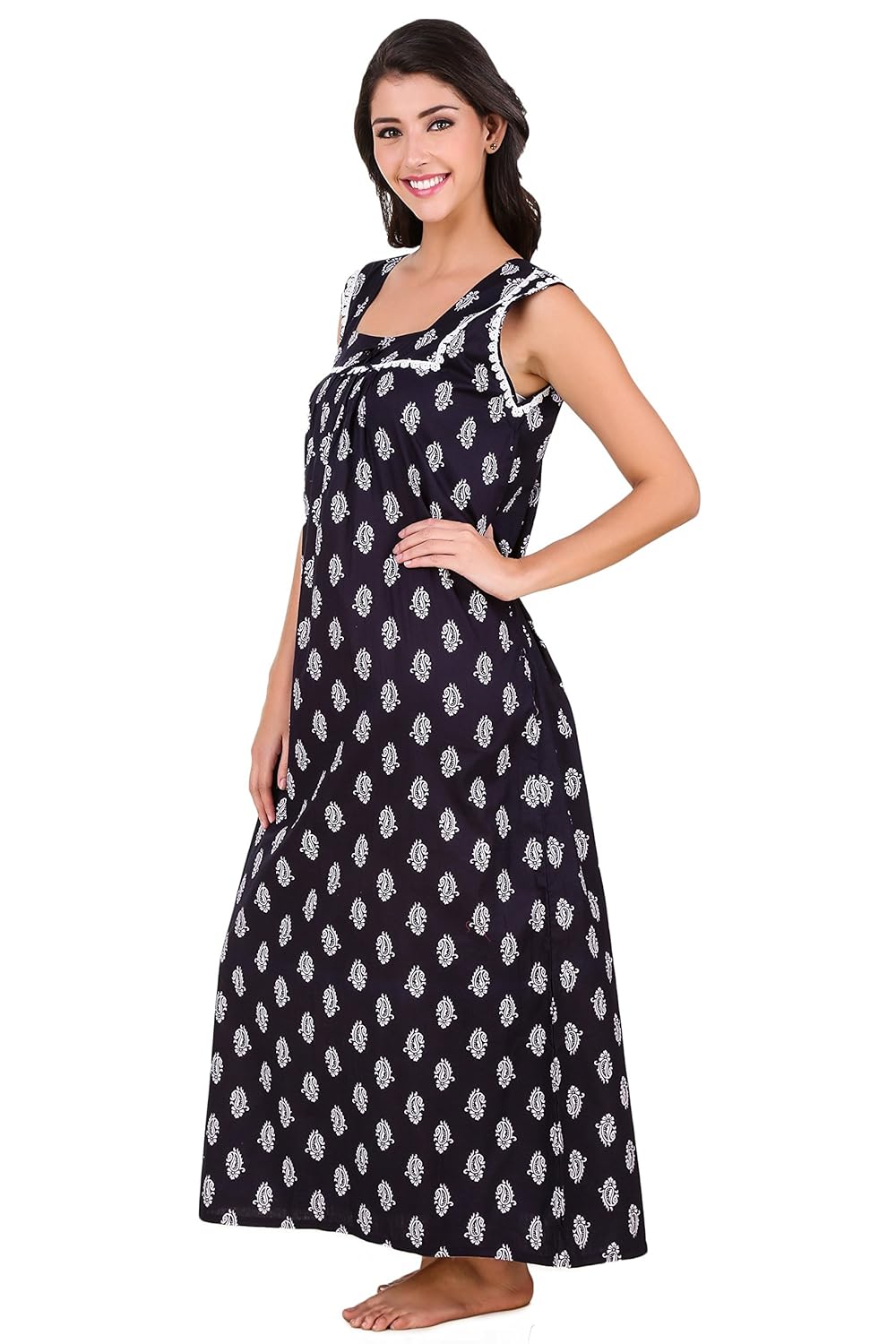 masha women's cotton nighty