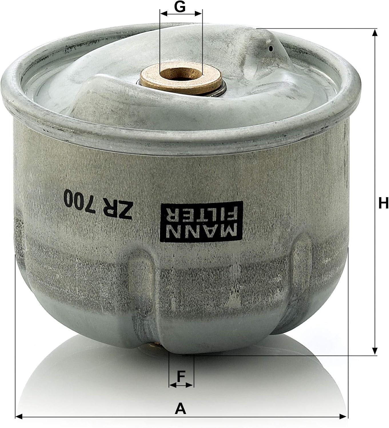 MANN-FILTER ZR 700 x Oil Filter - for Cars + Transporters, White, Single pack - Image 3