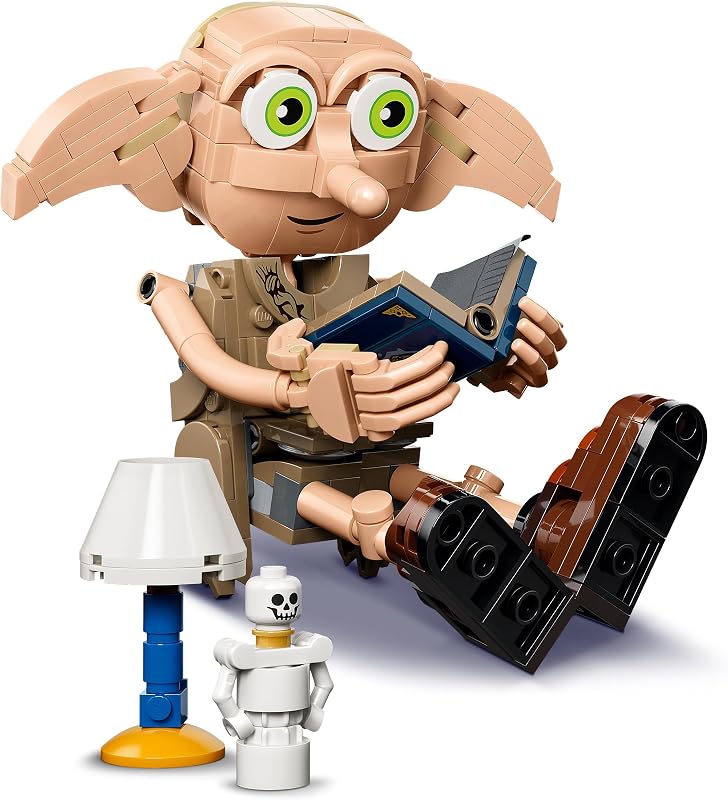 Harry Potter 2 in 1 Dobby l'Elfo Libero Giocattolo - Modello Trasformabile in Kreacher - Decorazione per Cameretta Fai da Te - Regalo per Bambine e Bambini da 8 Anni in su e per i Fan - 76469 — foto 3 di 8