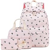 LEDAOU Backpack for Girls School Bag Kids Bookbag Teen Backpack Set Daypack with Lunch Bag and Pencil Case | Kids, Bookbag, Daypack, with Lunch Bag, and Pencil Case