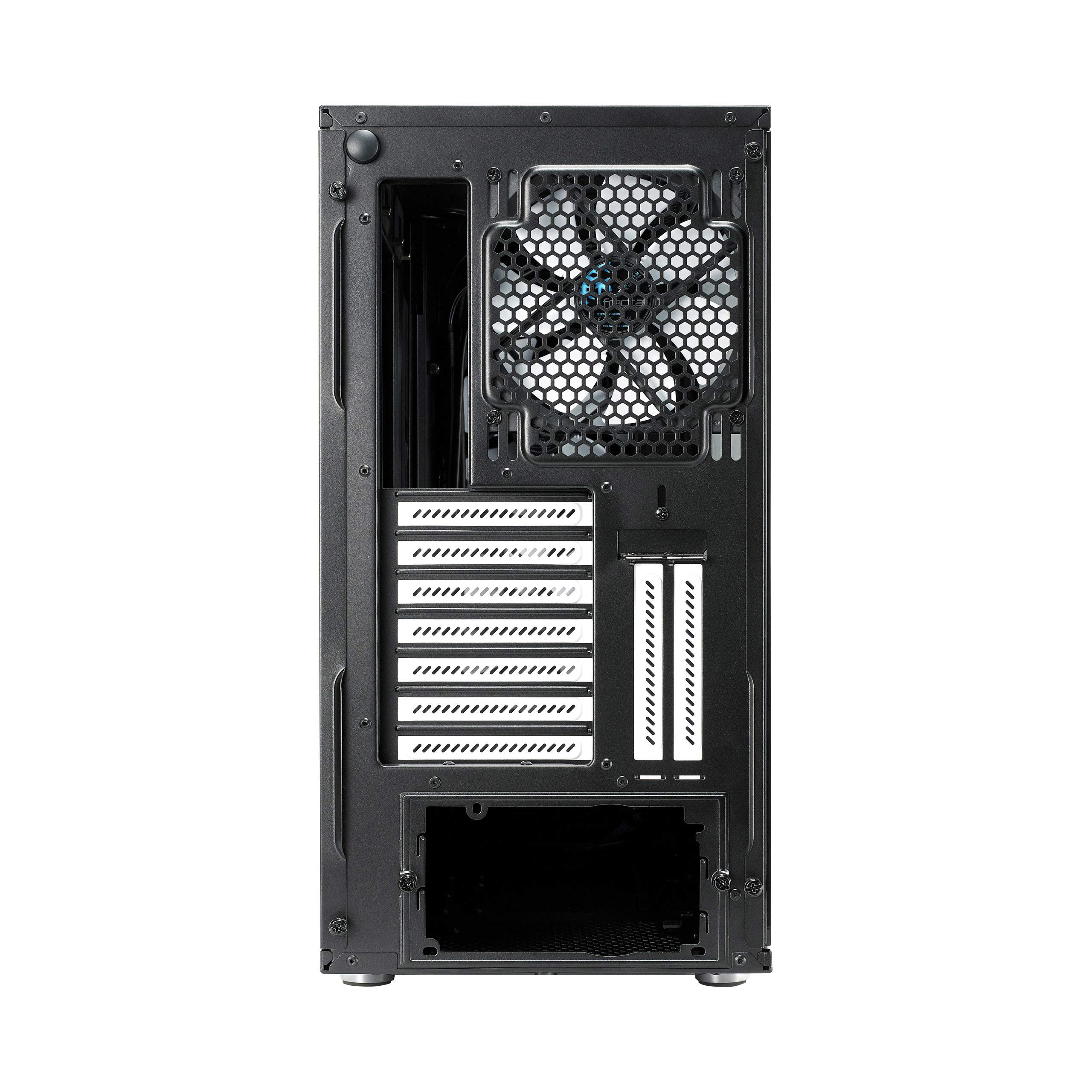 Fractal Design Define R6 - ミッドタワーコンピュータケース - ATX - ModuVentテクノロジーによる高通気と静音コンピューティングに最適化 - PSUシュラウド - モジュラーインテリア - 水冷対応 - ブラック。