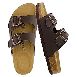 CUSHIONAIRE Lane Cork Footbed Sandals for Women