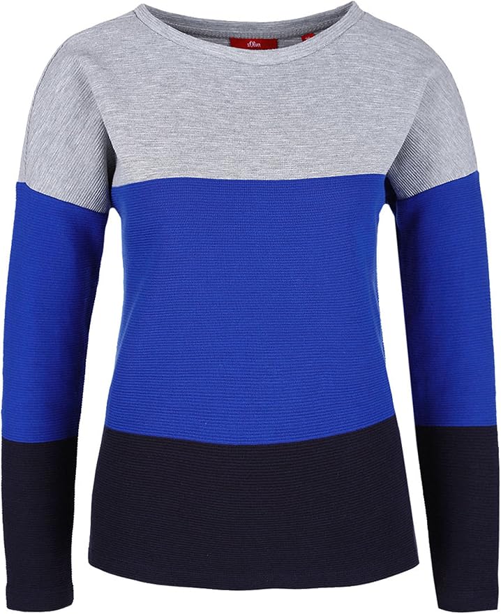 S.Oliver Damen Sweatshirt – Oversized Fit, Mit Kapuze, Seitlich Geschlitzt, Aus Weichem Modal-Mix