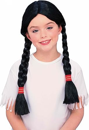 Amazon Com Forum Child Sized Native American Wig Toys Games