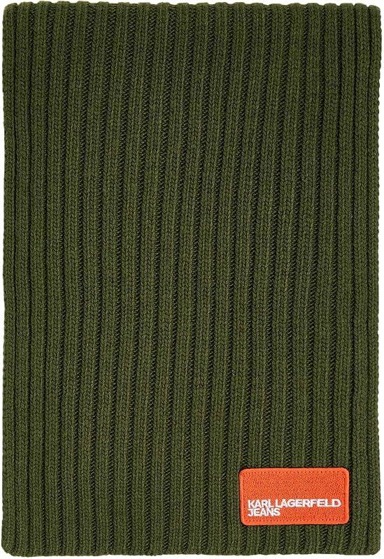 Uomo Patch Logo Scarf Forest Night One size