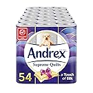 Andrex Supreme Quilts Toilet Roll Tissue Paper - 54 Rolls