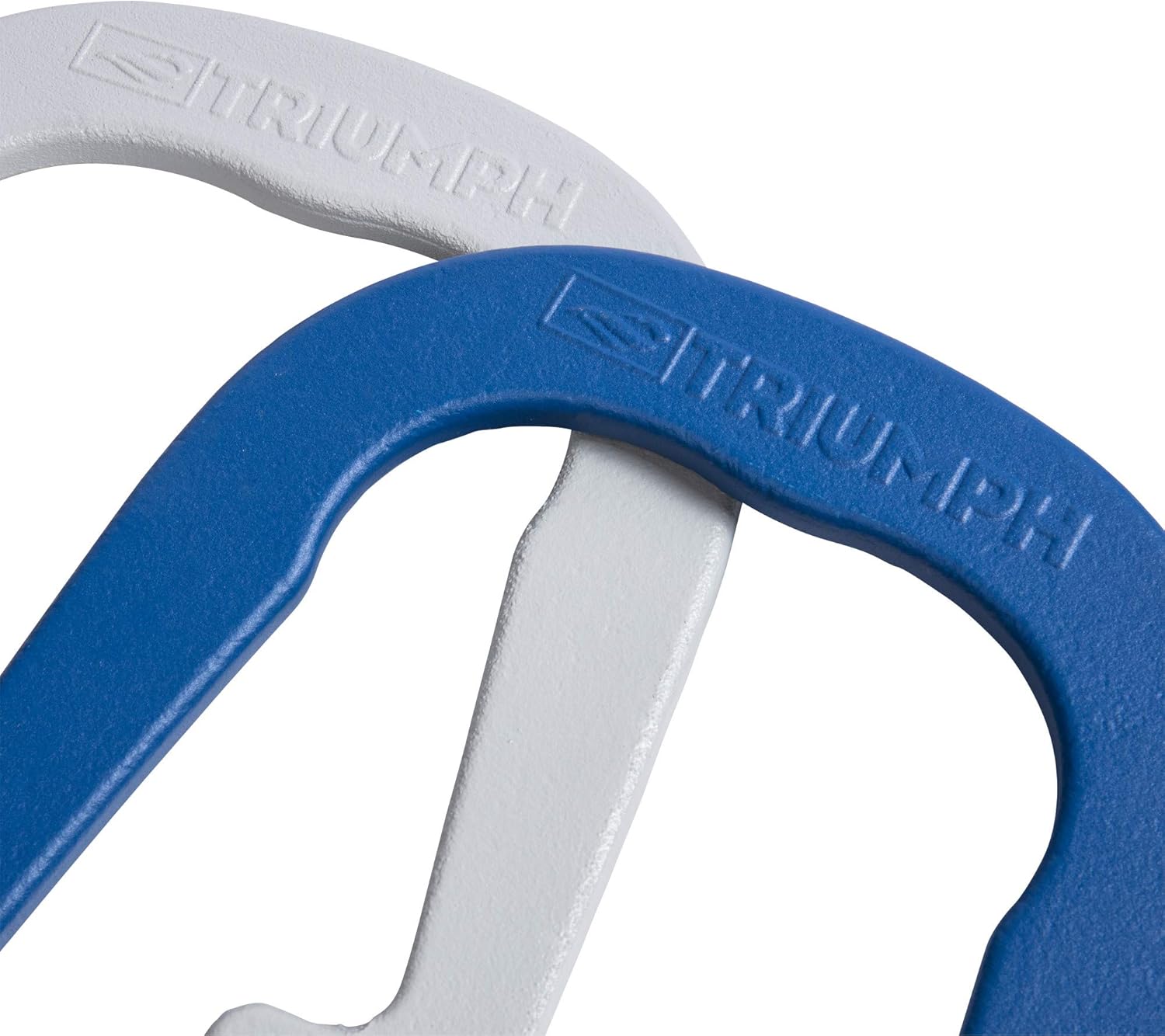 Triumph Premium Forged Horseshoe Set Complete with 4 Horseshoes, 2 Stakes and Hard Plastic Case with Locking Tabs for Transportation and Storage : Sports & Outdoors