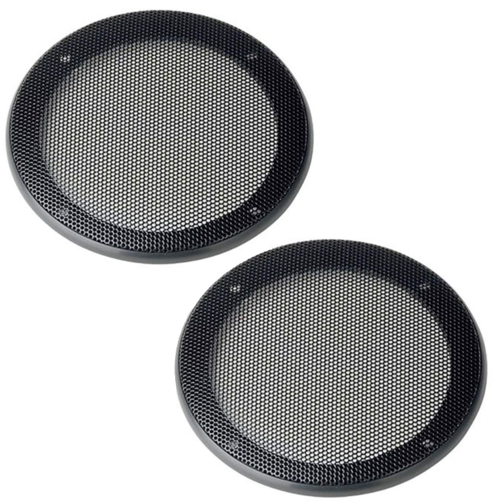 Sound-way 2x professional 4" inch / 10 cm speaker protection grill steel cover mesh pair