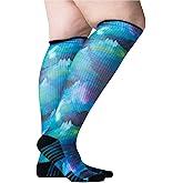 Viasox Compression Socks for Women and Men, Knee High Socks 12-15 mmhg Circulation Support for Flight, Travel, Daily
