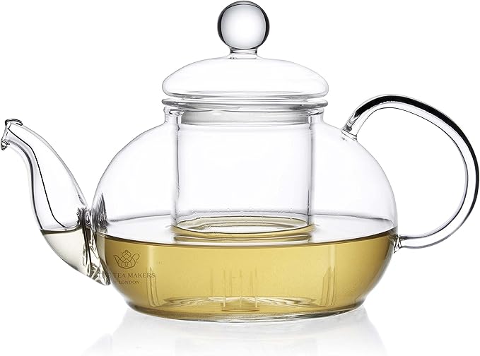 The Tea Makers of London GlasTeekanne mit GlasTeesieb, 600 ml Amazon