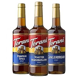 Holiday Syrup Flavors - Gingerbread, Pumpkin