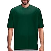 Premium Wear Men's Moisture Wicking Athletic T Shirts Big Tees - Short Sleeve - Nice
