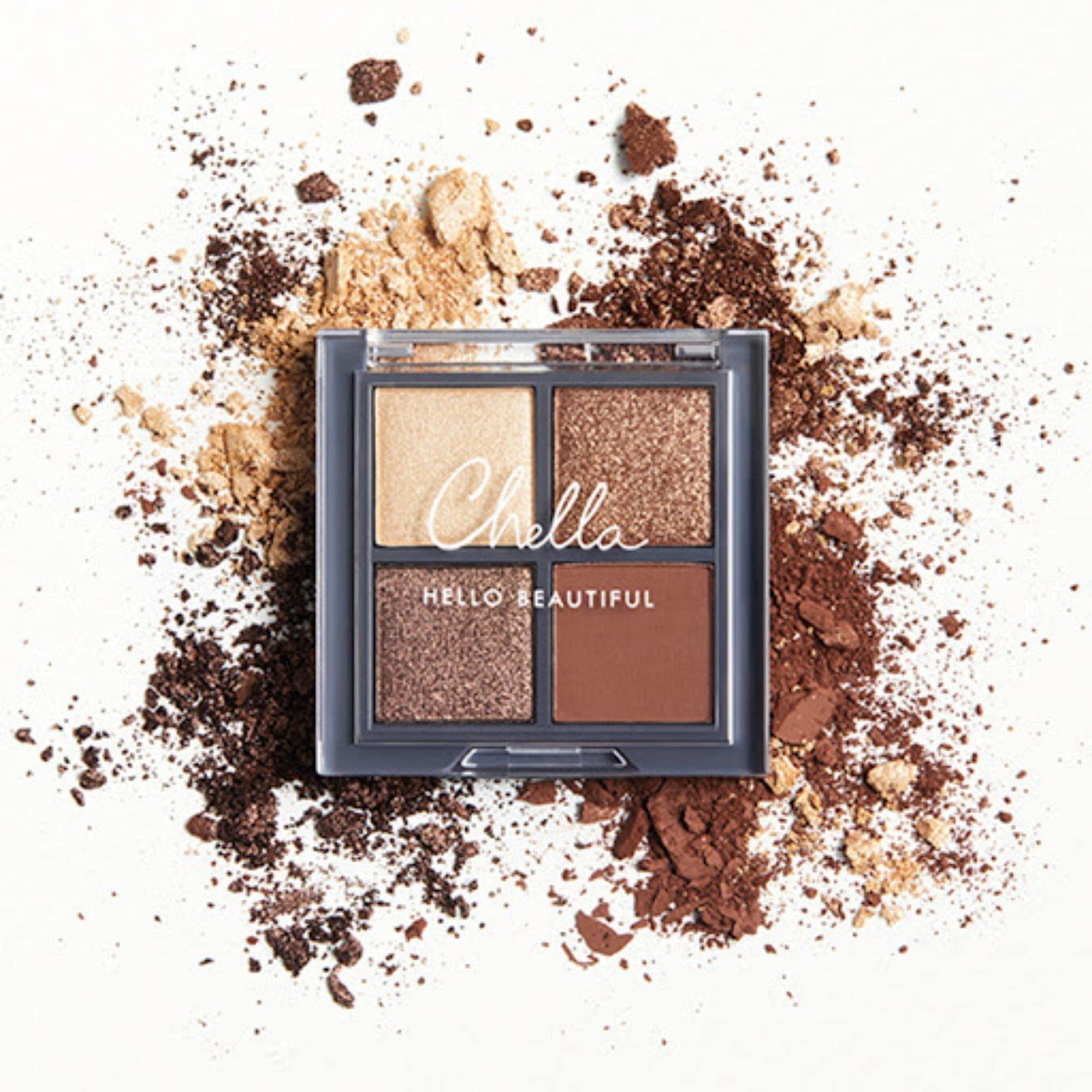 Chella Manifest Bronze Eyeshadow Palette, Travel Size Mini Eyeshadow