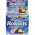 Rolaids Ultra Strength Tablets, Fruit, 10 Count (Pack of 12)