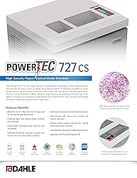 Dahle PowerTEC 727 CS Paper & Optical Media