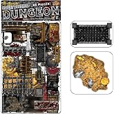 Arcknight Dungeons Roleplaying Objects, 66 Pieces | Double-sided plastic dungeon &amp; terrain pieces for Dungeons &amp; Dragons 5E, Pathfinder &amp; Warhammer RPGs