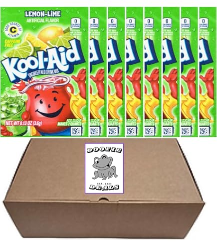 Amazon.com : Kool-Aid Lemon Lime Flavored Unsweetened Caffeine