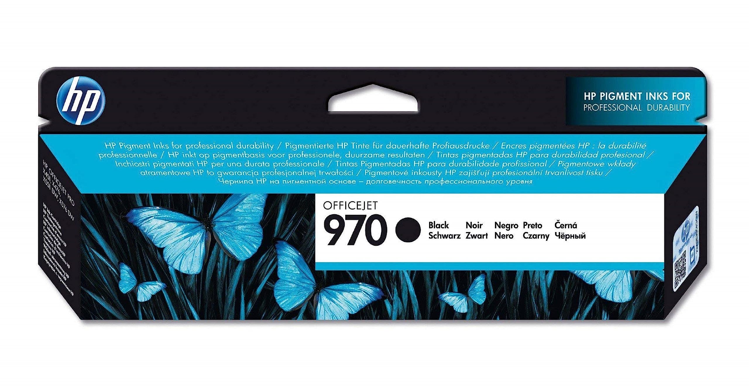 HP CN621AE 970 Original Ink Cartridge, Black, Single Pack