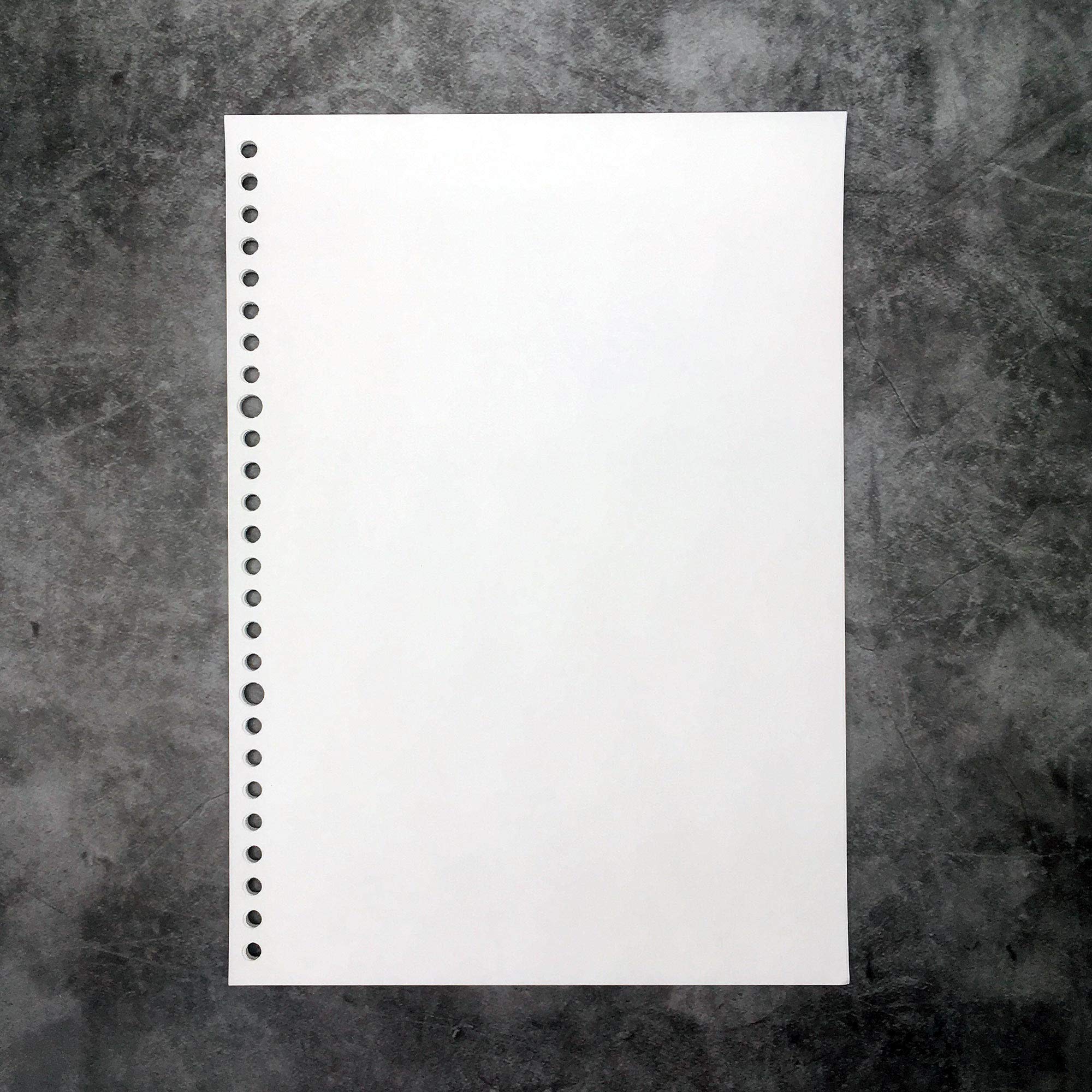 Zelten Refills/Loose Leaves for B5 Cover Ring Binder/Personal Organiser/Planner(B5 26 Holes, Blank 120 Sheets)