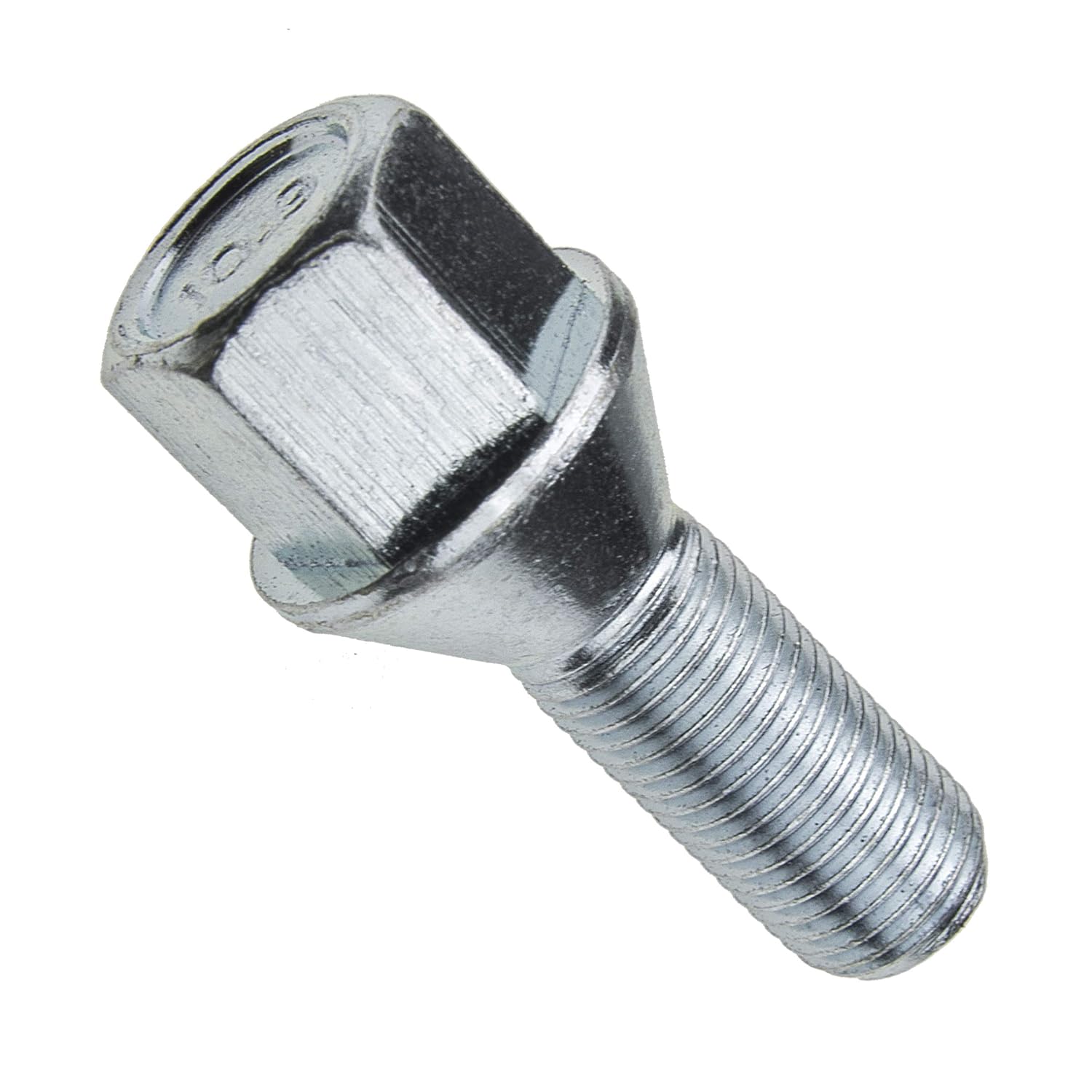 20x Radschrauben M12x1,5 Radbolzen Kegel 60° 28mm SW17 Längenauswahl Kompatibel mit BMW Opel Renault