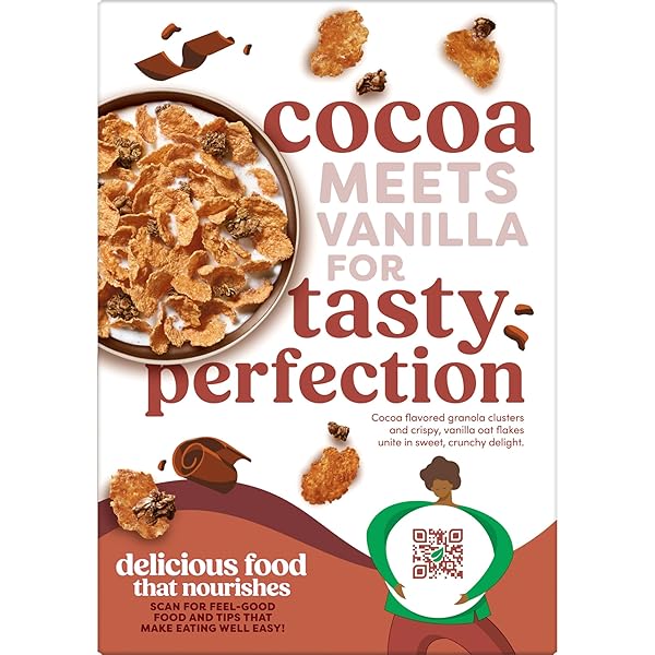 KASHI BREAKFAST CEREAL, ORGANIC, WHOLE GRAIN, COCOA CLUSTERS, 17.2OZ BOX (1 BOX)