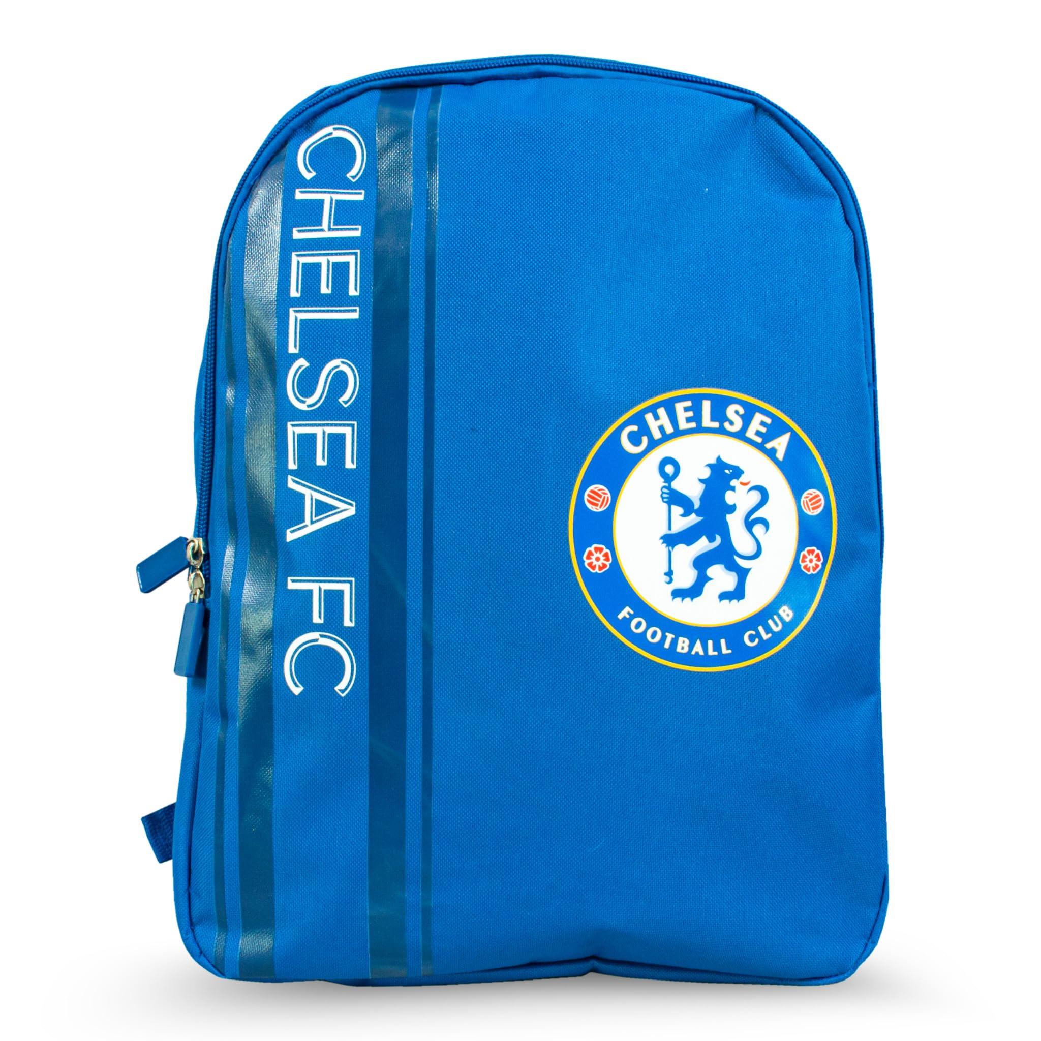 Hy-Pro Officially Licensed Chelsea F.C. Stripe Large Backpack | Blues, Lightweight, Rucksack, School, Work, Gift, For Kids and Adults
