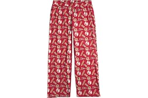 FOCO San Francisco 49ers Throwback Scatter Pattern Men's Pajama Lounge Pants, Multicolor