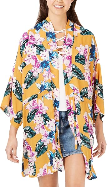 tie front kimono dress