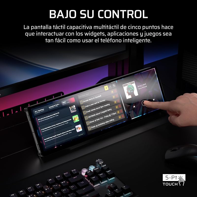 XENEON Edge Ecrã Tátil LCD 14,5" 2K HDMI USB-C – Fumo