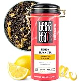 Tiesta Tea - Lemon Black Tea, Loose Leaf, Lemon Citrus Black, Bl, 5oz | High Caffeinated, Makes Hot or Iced, Brews Up to 50 Cups, 5oz Refillable Tin