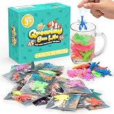 IPIDIPI TOYS Sea Creature Water Growing Toys for Kids &ndash; 52-Pack | Individually Wrapped Ocean-Themed Water Growing Animals, Ocean Party Favors, Birthday, Goodie Bag Stuffers for Kids