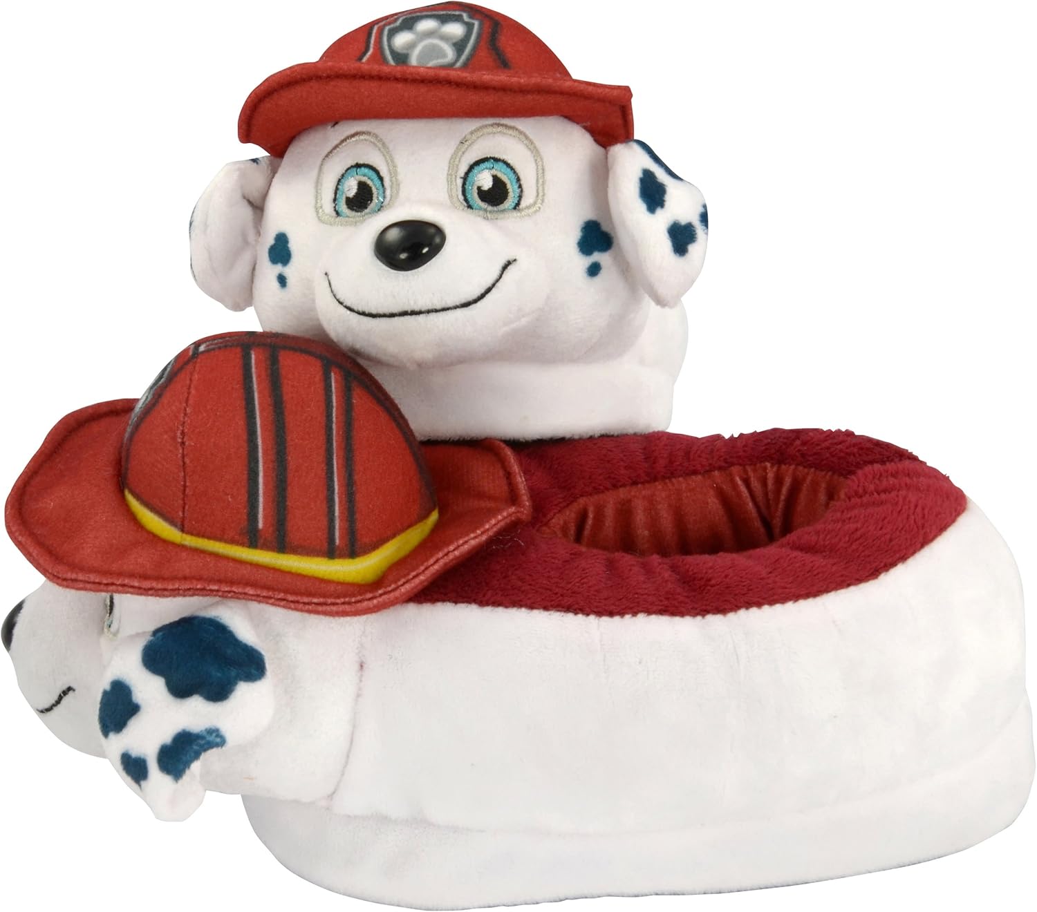 PAW PATROL 0121994 - Kinder-Hausschuhe - Plüschfigur Marshall, Größe 26