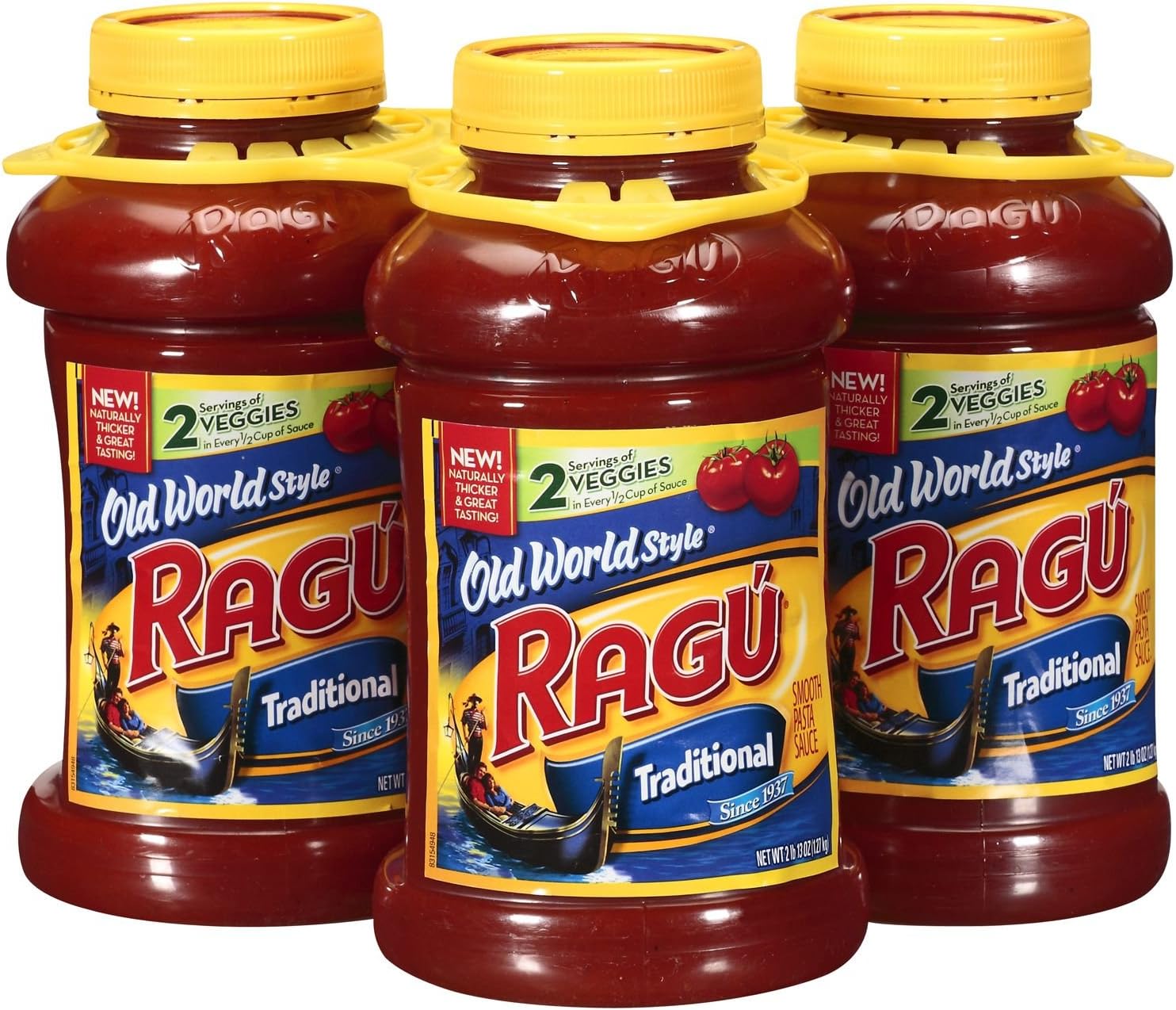 Ragu Old World Style Traditional Pasta Sauce 45 oz. each, 3 pk. (pack of 4) A1
