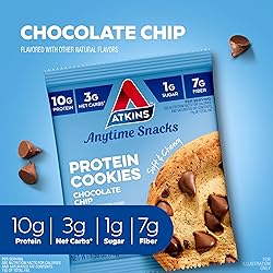Atkins Chocolate Chip Protein Cookie, Protein