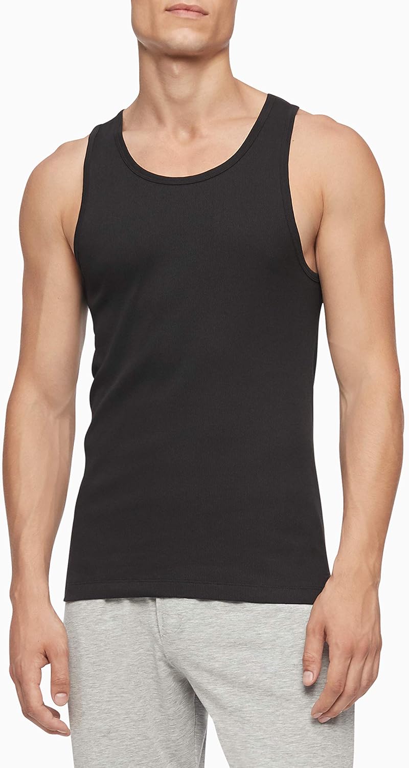 Calvin Klein Men's Cotton Classics Multipack Tanks at  Men’s Clothing store