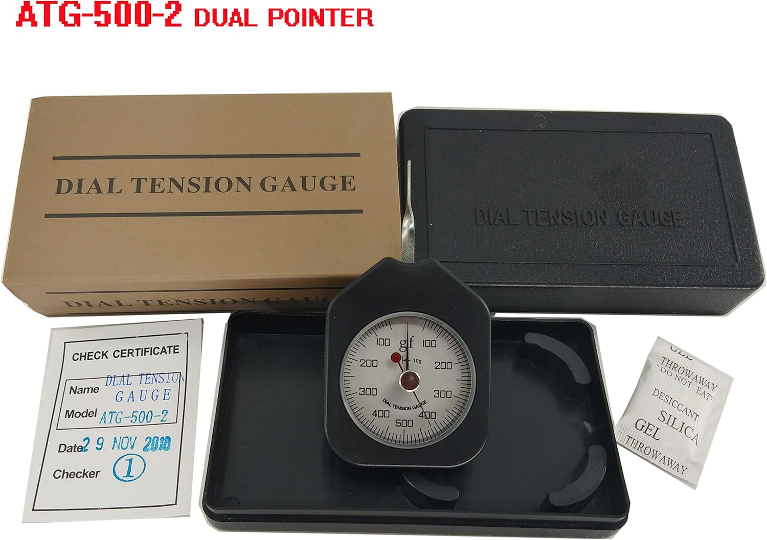 VTSYIQI ATG5002 Unit G Dial Tension Meter Tester Gauge Tensionmeter