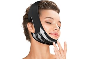 Juskaa Reusable V Line Lifting Mask with Chin Strap for Sleepin