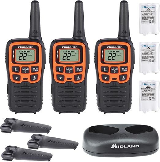 Midland T51X3VP3 XTalker 22 Channel FRS Walkie Talkie up to 28 Mile