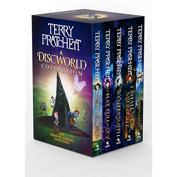 Terry Pratchett Discworld Novels Series 5 Books Collection Box Set