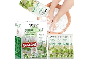 nbc BeautiLab Pedicure Foot Soak, Foot Spa Soak, Pedicure Kit, Bubble Foot Bath for Tired & Dry Cracked Feet, Athletes Feet, Odor Foot and Softens Calluses, Foot Soak 16 Packs A Box, Jasmine