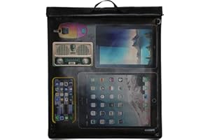 Caredgitz Extra Large Faraday Bag for Laptops 20"x15", Faraday Bags for Tablets, Anti-Hacking Faraday Cage with Handle, RFID Signal Blocker Anti-Theft, Key Fob Protector Water Resistant