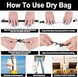 Uncle Paul Dry Bag 5 Liter Waterproof Bag for Outdoors White view 5