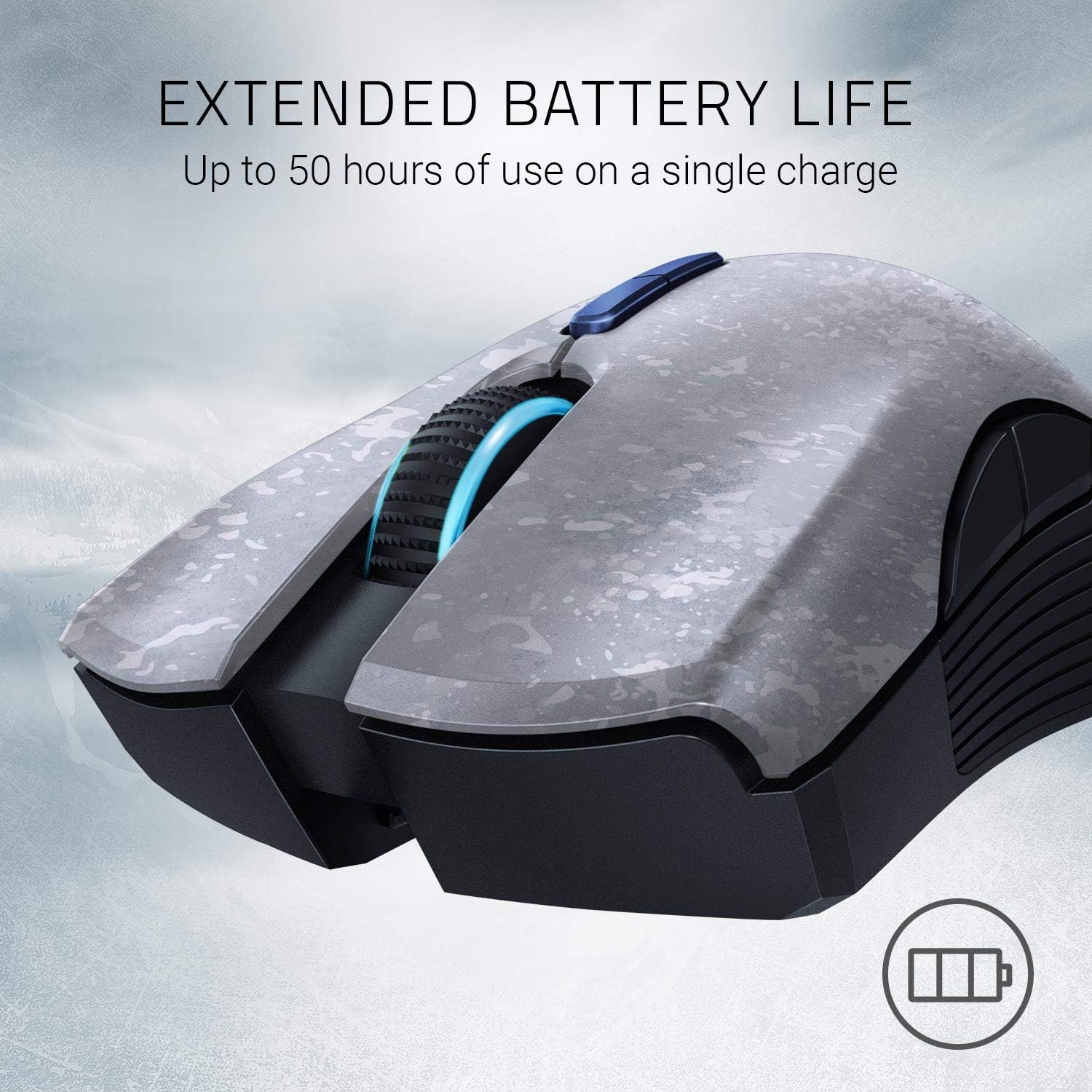Razer Mamba Wireless Gaming Mouse: 16,000 DPI Optical Sensor - Chroma RGB Lighting - 7 Programmable Buttons - Mechanical Switches - Up to 50 Hr Battery Life - Gears of War 5 Edition: Computers & Accessories
