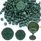 250pcs Wax Seal Beads Pine Green, Andotopee Premium