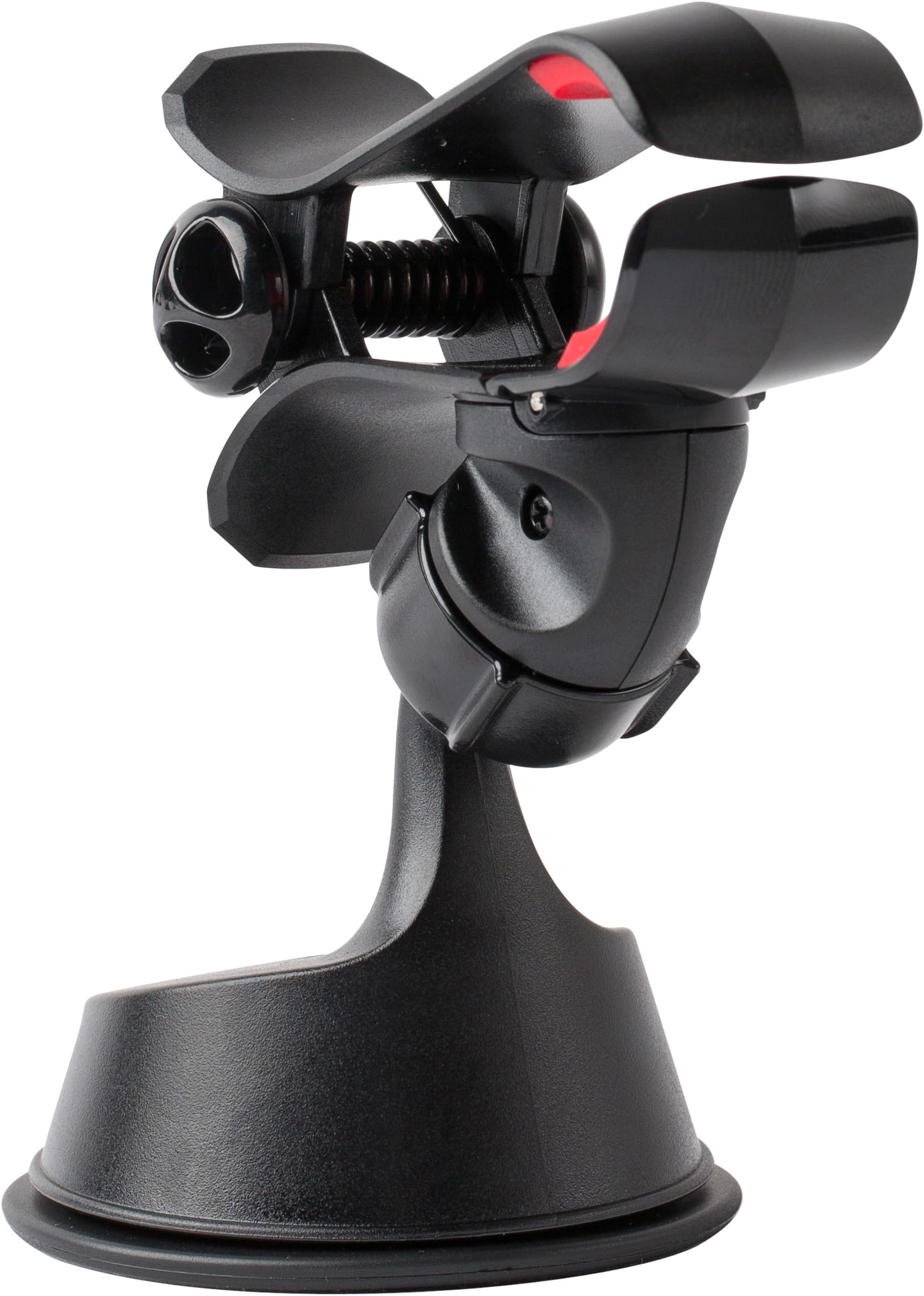 Osomount Dash Grip EX - Universal One Handed Operation Dashboard Windscreen Mobile Phone & GPS Car Mount Holder (Black Black)