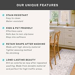 Hazo Haus Light Gray Washable 2'6"x10' Wide Hallway