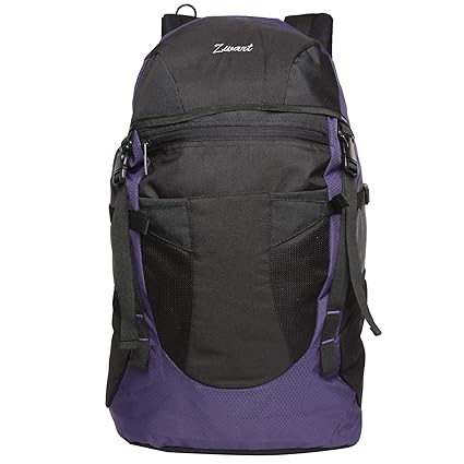 Zwart 32 Ltrs Purple School Backpack (RHOMROV-Purple)