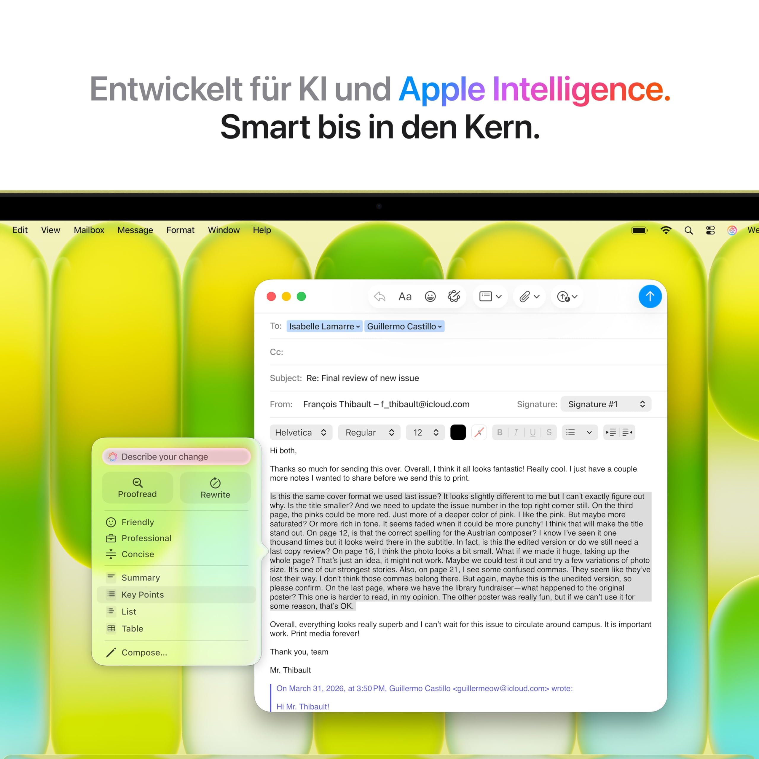 Apple 13" MacBook Neo Laptop mit A18 Pro Chip: Entwickelt für KI und Apple Intelligence, Liquid Retina Display, 8 GB gemeinsamem Arbeitsspeicher, 256 GB SSD Speicher, 1080p FaceTime HD Kamera; Zitrus 4