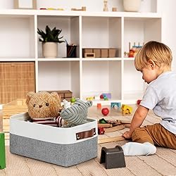 DULLEMELO Storage Baskets for Shelves, Small Fabric