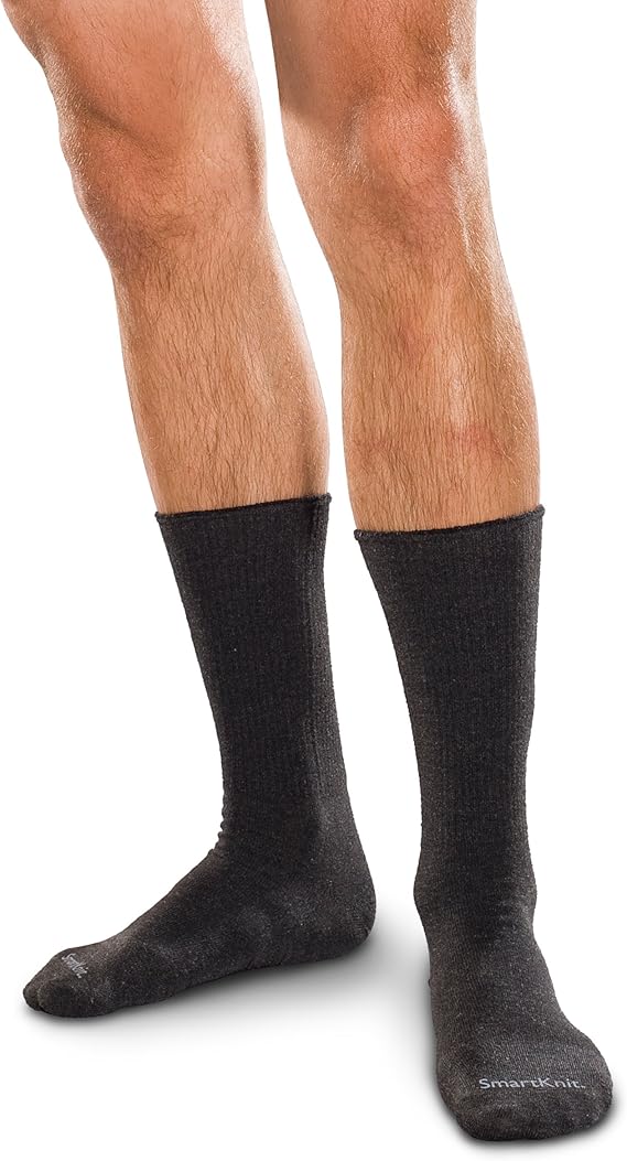 SmartKnit Seamless Crew Socks for Diabetes, Arthritis, or
